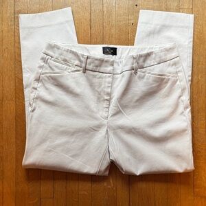 White House Black Market Cream Trousers